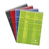 Clairefontaine 8152C Spiral Note Pad - A4 21x29.7 cm - 160 Detachable Pages Small Squares - White Paper 90 g - Laminated Card Cover Random Colour
