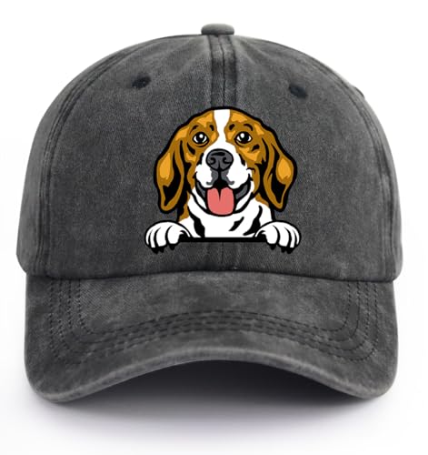 Dog Hats for Men Women, Funny Adjustable Printed Cottton Animal G...