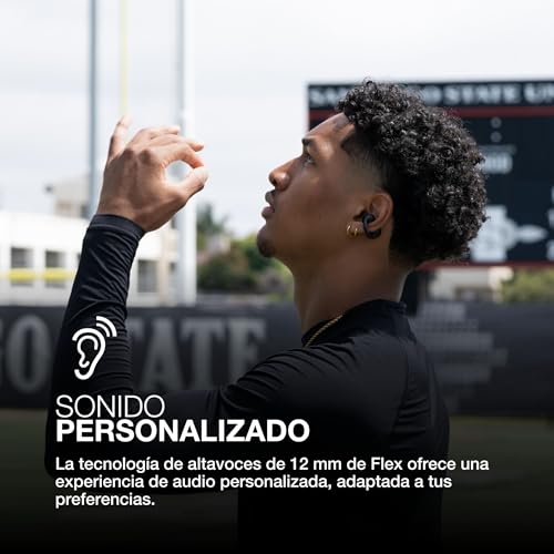 Miniatura 3 de JLab Flex Auriculares Oído Abierto - Inalámbricos Bluetooth, Negro