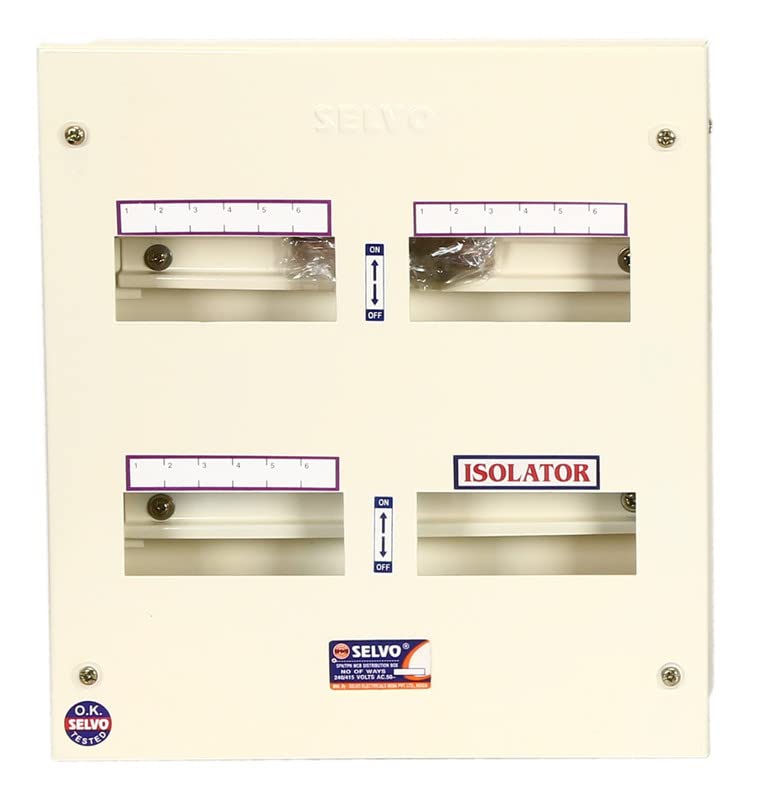 SELVO 6 WAY TPN SINGLE DOOR MCB DISTRIBUTION BOARD (B0BLT1Z7PJ) Amazon Price History, Amazon Price Tracker