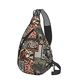 ◆◆◆Vielseitige Sling Bag:Perfekt für den täglichen Gebrauch als Kuriertasche/Schultertasche/Crossbody-Rucksack/Casual Daypack/Brusttasche/Reisetasche. Geeignet für Wandern, Camping, Klettern, Radfahren, Wandern oder den Alltag.
