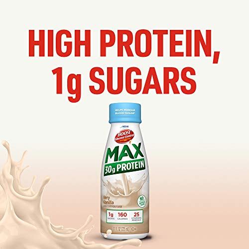 Boost Glucose Control Max 30G Protein Nutritional Drink, Very Vanilla, 11 Fl Oz (Pack Of 12) #TOP5