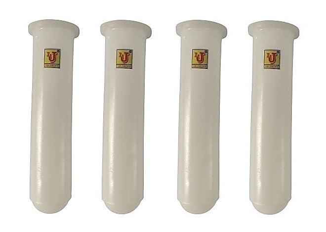 Lab Junction Centrifuge Machine Test Tube Holder White 4 Pieces 12 X 15 ml Height 9 cm Width 2 cm OD 20.62 mm L J 101 F as per Quality Standards