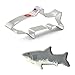 Ann Clark Shark Cookie Cutter - 5.75 Inches - Tin Plated Steel