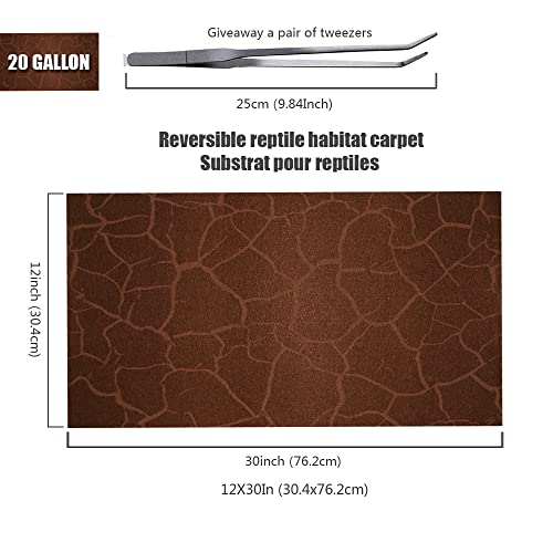 Rep Buddy 2 Pack Reptile Carpet Desert Reptile Mat & Reversible Substrate thumb #1