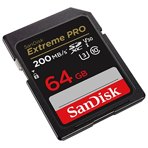 SanDisk Cartão de memória Extreme PRO 64GB UHS-I U3 SDXC