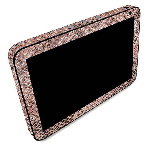 Image of MightySkins Carbon Fiber Skin Compatible with Amazon Echo Show 8 (Gen 2) - Rattler Back | Protective, Durable Textured Carbon Fiber Finish | Easy to Apply | Made in The USA