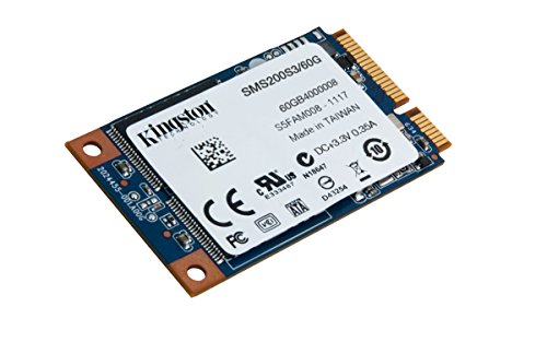 Kingston Digital 60GB SSDNow mS200 mSATA (6Gbps) Solid State Drive for Notebooks Tablets and Ultrabooks SMS200S3/60G