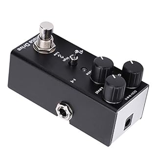 [Advanced Tone Control] Equipped with three intuitive knobs the gain knob adjusts volume the volumn knob fine tunes distortion levels and the tone knob shapes your sound. achieve everything from subtle overdrive to full blown distortion with precisio...