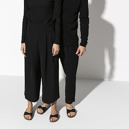 Birkenstock Women's Madrid Birko-Flor Sandal, Black Birko-Flor, 40 N EU/9-9.5 2A (N) US | Image 2