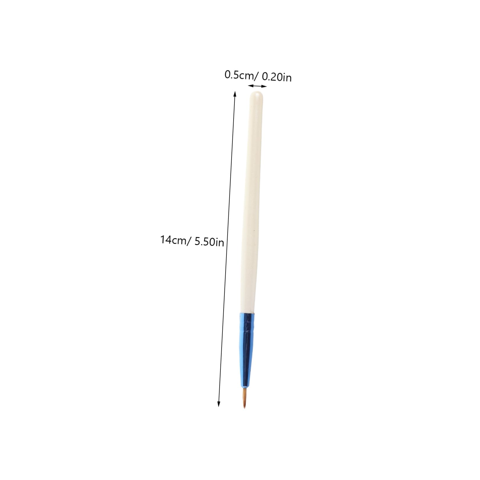 SOESFOUFU Angled Eyeliner Brush for Corner and under Eye Soft Bristles Detailing Brush