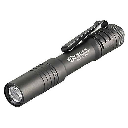 Streamlight 66604 250 Lumen MicroStream USB Rechargable Pocket Flashlight,Black