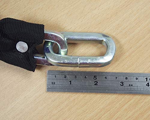 Hoteche DOES NOT APPLY 2 Pc 43In Heavy Duty Padlock Chain Motorcycle Bike Anti-Theft Security Alloy Steel thumb #5