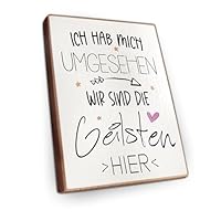 Lustiger Kühlschrankmagnet Aus Buchenholz - Süße Sprüche & Individuelle Geschenkidee