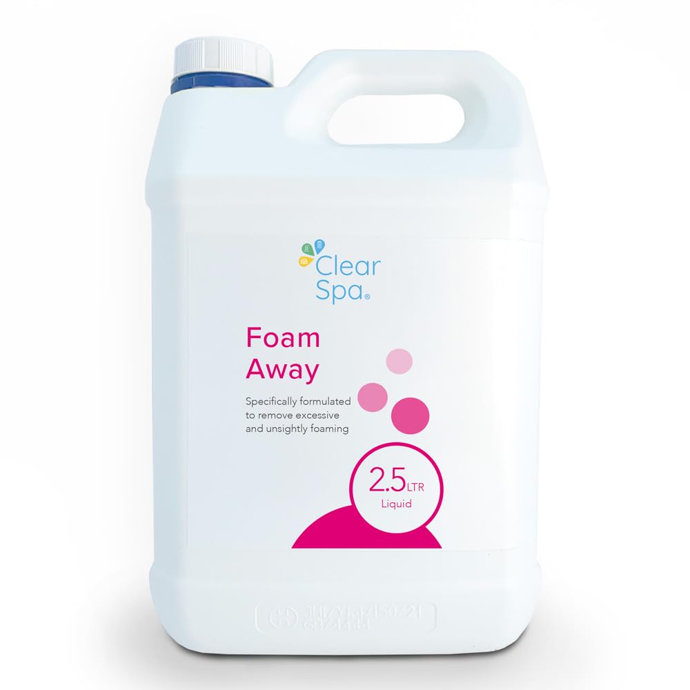 Foam Away, No Foam 2.5L - Hot Tubs, Swimming Pools and Spas Supress Foam