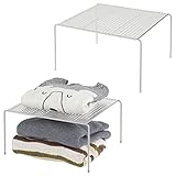 VERSÁTIL: Estos dos prácticos organizadores para interiores de armarios no sólo sirven para ordenar ropa, sino que también son perfectos para organizar armarios en la cocina o en la despensa.