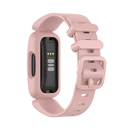 Pulseiras compatíveis com Fitbit Ace 3 para crianças, pulseira de silicone colorida, acessórios de s