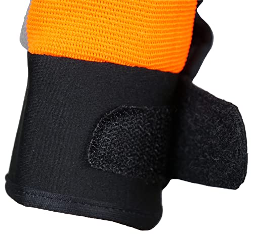 Rostaing Optipro/it09 Handschuh vertragen, absorbiert Schock in Handfläche. Komfort., orange/schwarz/grau, 09