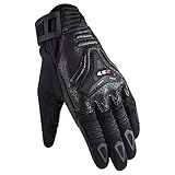 LS2 Helmets Men's All Terrain Touring Glove (Black - Small)