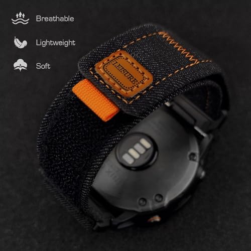 Correa deportiva de nylon para reloj Garmin 26 mm miniatura 5