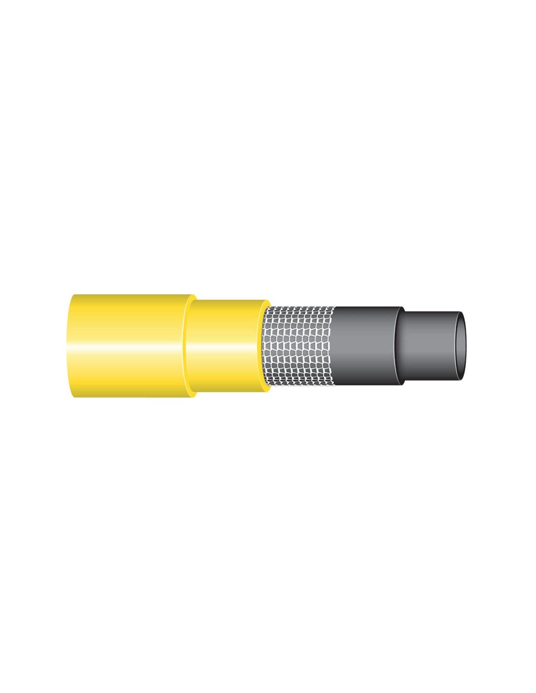 Tuyau d'arrosage jaune diamètre 19mm longueur 25m - TRICOFLEX - 116887