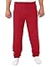 Jerzees Cotton/Poly Sweatpants (No Pockets), Small Red