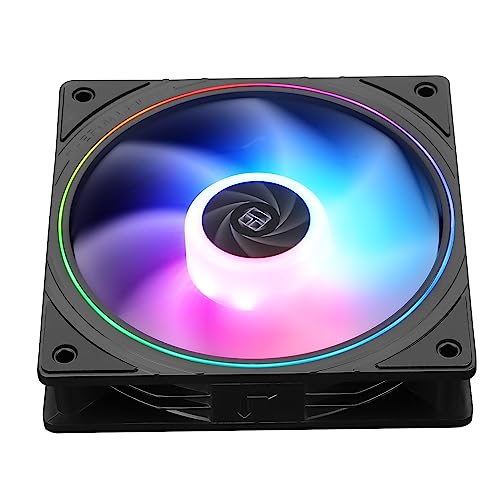 Image of Thermalright TL-S12-S X 3 CPU Fan 120mm ARGB Case Cooler Fan Comes with ARGB Lighting Effect,PC PWM Silent Computer Fan with 1500RPM Speed, CPU Cooling Fan, 3 Pack (TL-S12-S X 3)