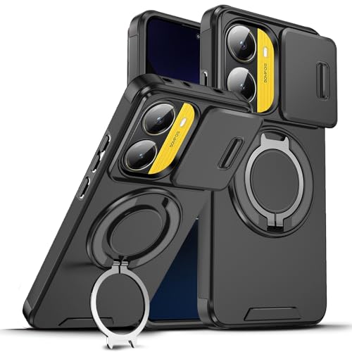 Coque antichoc Xiaomi Redmi A5 4G avec protège caméra et anneau support