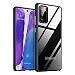 Produktbild Eono von Amazon - Hybrid Clear für Samsung Galaxy Note 20 Hülle (Nur für Note 20), Transparent [Anti-Gelb] Dünne Samsung Note 20 Hülle Stoßfest Silikon Handyhülle - Schwarz