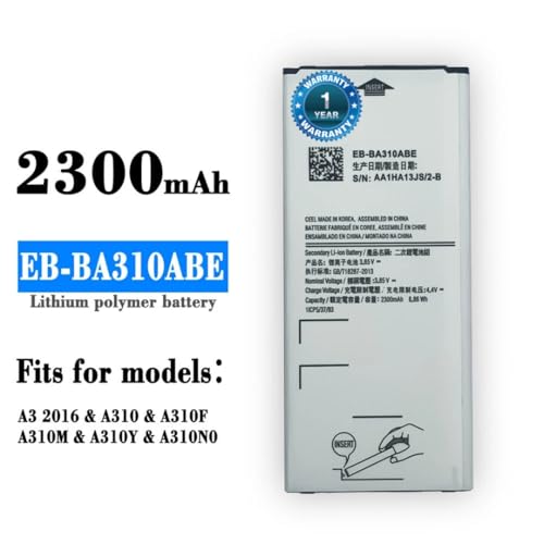 Image of THE BATTERY STORE Original BA310ABE Battery for Samsung A3 2016 A310F A310 Battery with 1 Year Warranty** (PP126)