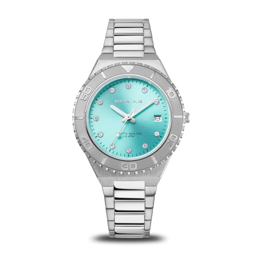 Montre femme Bering 18936-707 cadran bleu : l'accessoire idéal du bureau aux vacances