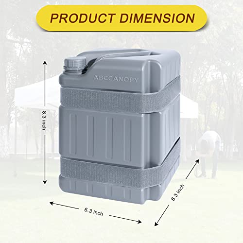 Poids pour auvent à eau ABCCANOPY lestage robuste de 27.2 kg pour tonnelle