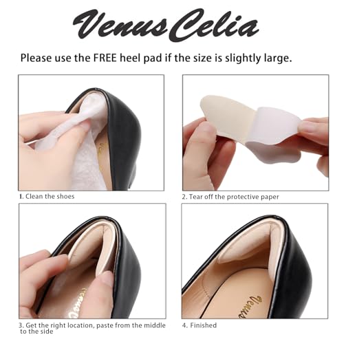 Image of VenusCelia Women's Lewin Pump Chunky Heel Shoe