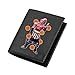 WANHONGYUE Dragon Ball Cartera de Cuero Artificial para Hombres Cartera de Impresión de Anime Billetera Negro Corto / 1