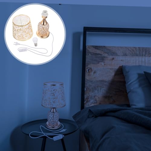 Dekorative Tischlampe mit Fernbedienung für Zuhause und Hotel, Gold – Bild 4