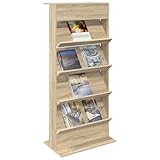 【Taille et structure pratiques】 Avec son design compact et efficace, ce porte-revues est parfait pour ranger des documents sans prendre trop de place. Étant autoportant, il est conçu pour l'intérieur, garantissant un rangement optimal. Ses dimensions s'adaptent bien aux différentes configurations de pièces, alliant esthétique et praticité. Idéal pour ceux qui aiment le style et l'ordre.