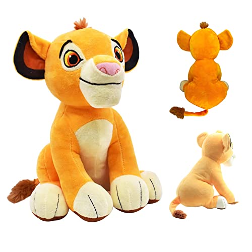 Simba Kuscheltier, Plüschtier König der Löwen Cartoon Anime Figur Simba Plüsch Soft Spielzeug,König der Löwen Plüschiges Geburtstagsgeschenk für Kinder Cover