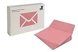 Mr. Ellie Pooh Handmade Elephant Dung Paper A2 Pink Envelopes (25 Pieces)