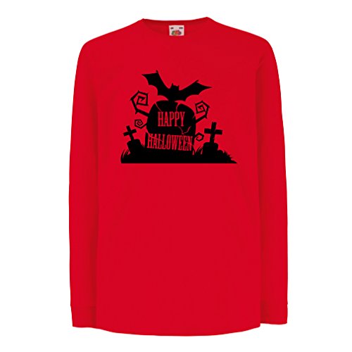 Niños/Niñas Camiseta Cementerio de Halloween: Ideas para Disfraces, Ropa Fresca y diseño...