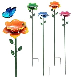 Générique abreuvoir abeilles lot de 4 fleurs sur piquet