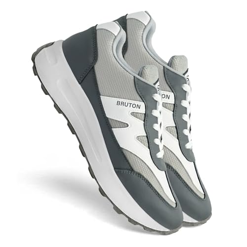 Image of BRUTON Fyrox-618 Men's Running Shoes | Lightweight Sports Shoes for Men | Comfortable Walking Jogging Gym Shoes | Lace-Up Flexible Daily Use Footwear