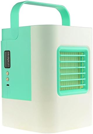 Worldibuy IDI AC-01 Personal Mini Air-Cooler, Desktop Portable Air Purifier, USB Electric, 3 Nano Filters Included (Turquoise)