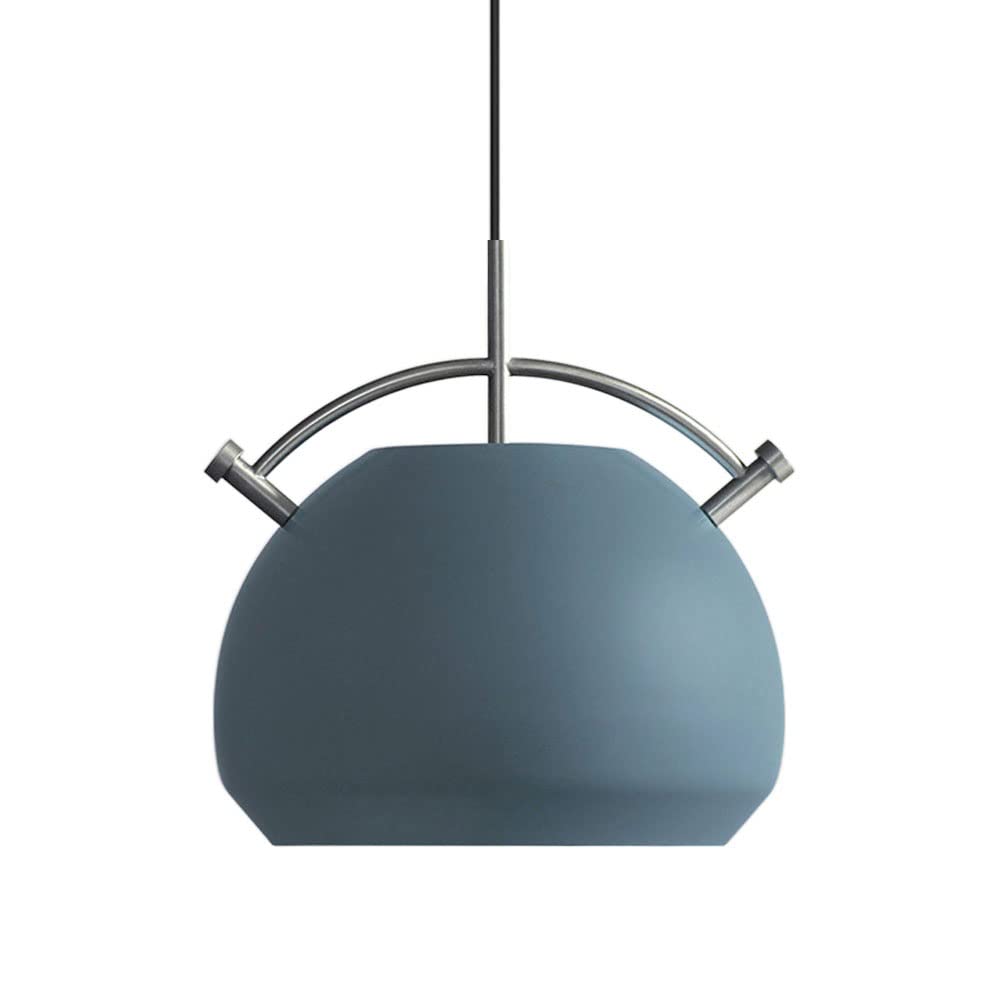 Lustre de plafond de salle à manger scandinave pour illuminer une table sombre avec style bleu