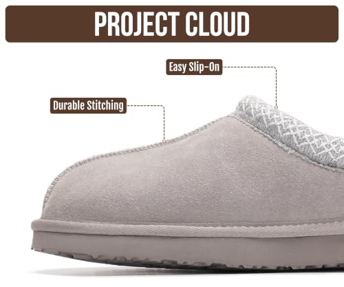Image of 100% Genuine Leather Womens Slippers Fur-Lined Shearling Slippers for Women