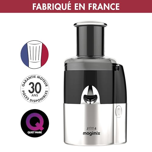 Magimix Extracteur de Jus & Centrifugeuse Multifonction 4-en-1 - Juice Expert 4 - Moteur Professionnel Ultra-Silencieux, Fabriqué en France, Noir – Image 3
