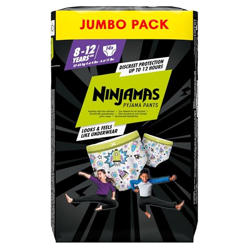 Pampers Ninjamas Unisex Spaceships 8-12 Years 14 Pants