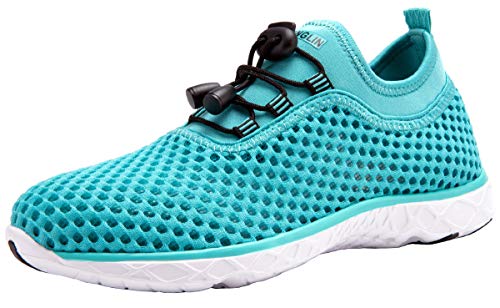 Image of Women's Quick Drying Aqua Water Shoes,3-Second Drainage & All-Terrain for Swimming,Hiking,Yoga