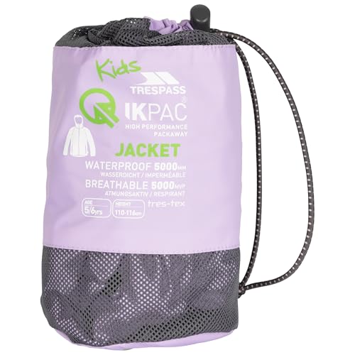 Image of Qikpac Kids Waterproof Breathable Jacket Boys Girls School Raincoat