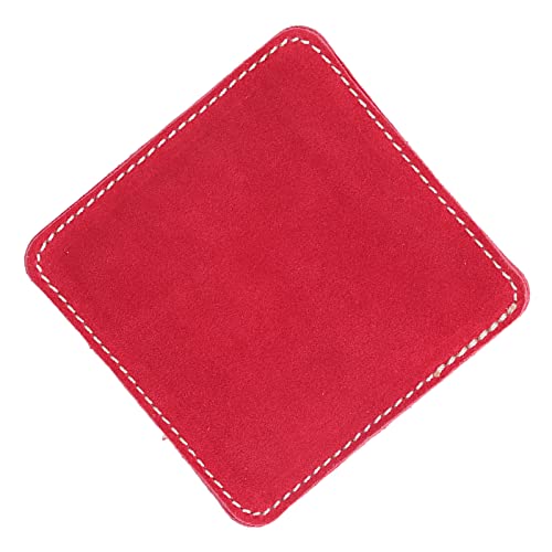 Pwshymi Billiard Cloth Pool Burnisher Cleaner, Leather Sweat and Dirt Wipe Off Extend Lifespan Small Portable Size for Great Using (Red)
