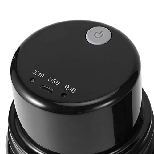ywewsq Molinillo de Granos eléctrico, preservación del Calor, 1200 mAh, Acero Inoxidable, USB, Taza de Molinillo de café… - Imagen 7